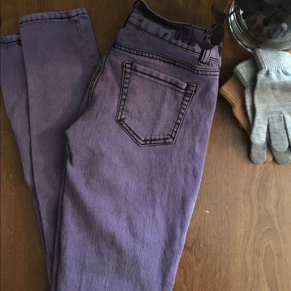 LEI Juniors Purple Emma Jeggings - Picture 5 of 5